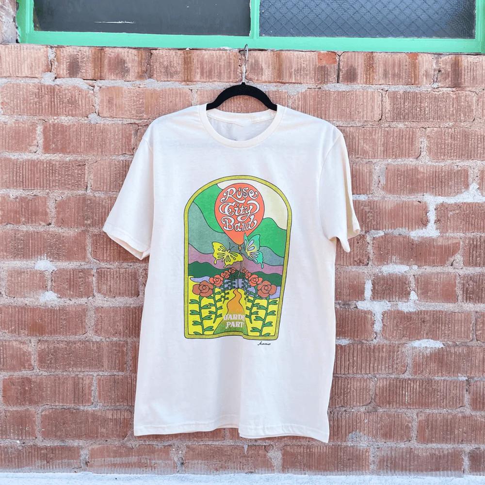 

Rose City Band Garden Party T-Shirt Cotton Unisex Full Size ZL1939 Unisex T-Shirt XXXXL