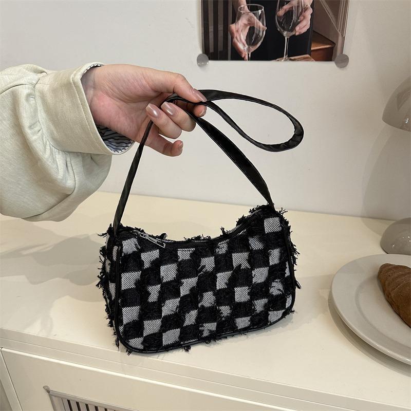 Fashion Personality Gradual Change Star Denim Design Casual Chain Crossbody Shoulder Small Square Women's Bag