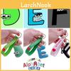 Alphabet Lore Keychain Figures Cute Pvc Soft Glue Pendant Kids Gifts