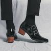 Fashion Fashion Men Oxfords Shoes Leather Man Casual Shoes Business Wedding Shoes High Heels Walking Footwear Lace-up Formal Footwear