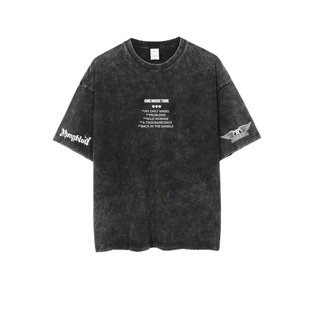

Washed Vintage Rocker YUNGBLUD Skeleton Graphic Tshirt Men Women Casual Cotton T Shirt Mens Hip Hop Oversized Tshirts S
