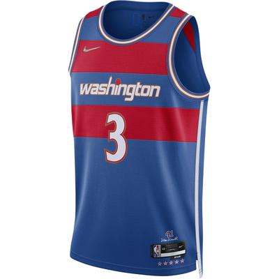 Washington Wizzards Bradley Beal City Edition Jersey Blue Men Streetwear DB4048-477