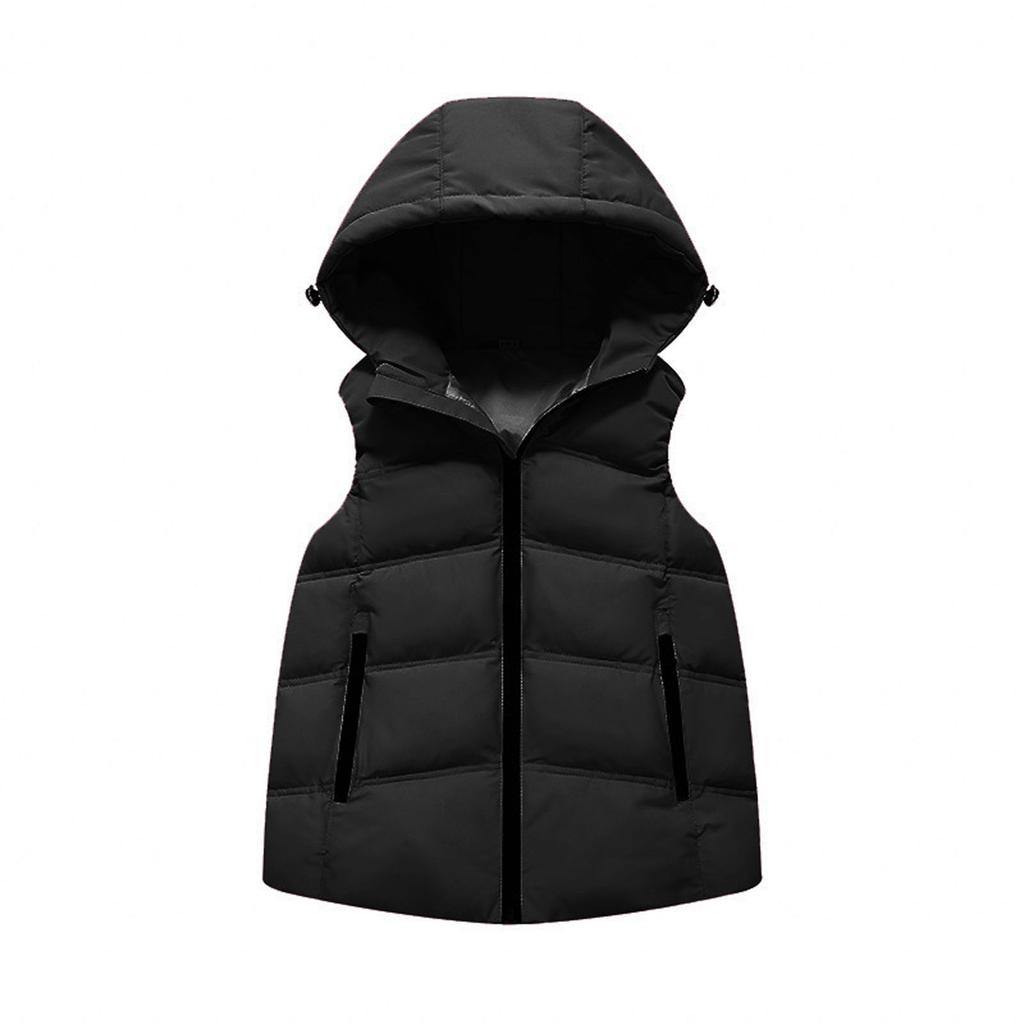 Children's Fashionable Casual Hooded Vest Jacket