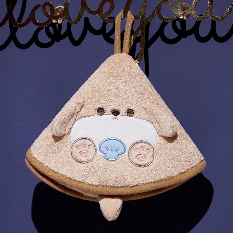 

Animal panda puppy hand towel hanging towel children hand washing toilet rag sassafras handkerchief washing handkerchief 40cm（0.05kg）