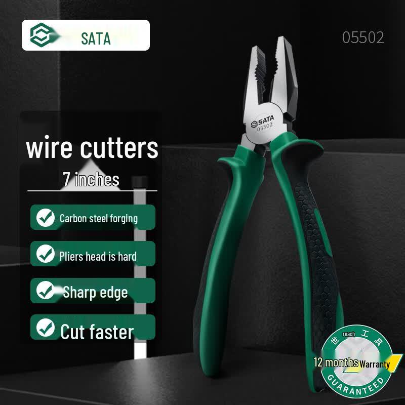 SATA 7-inch Multi-functional Steel Wire Pliers