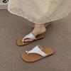 Vintage Vacation Wind Toe Black Sandals Fairy Shoes 2025 Summer with Skirt Evening Wind Roman Cool Slippers