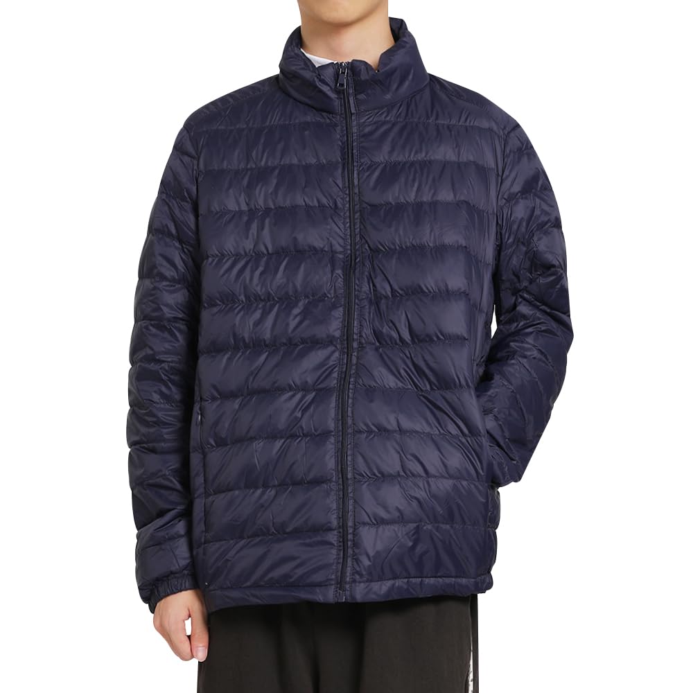 

Куртка с воротником-стойкой для мужчин [PAFHL], мужское пальто, легкое, 90% пуха, зимнее, защита, теплое, пальто, куртка, теплая, компактная, тонкая,