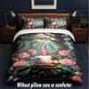 Gnome Theme Custom Text Or Name 3Pcs Bedding Set,1 Flat Sheet & 2 Pillowcases Personalized Home Bedding