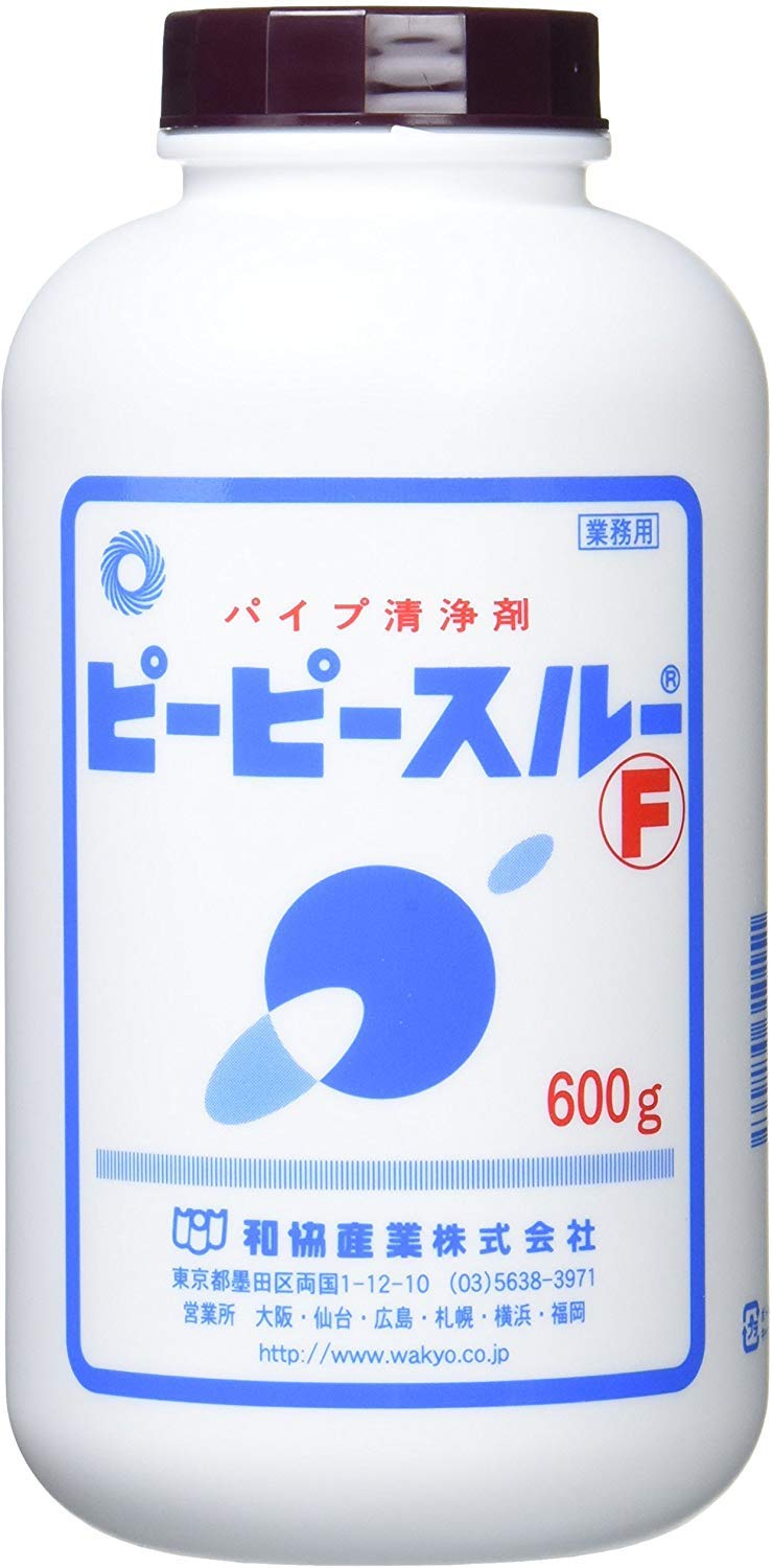 

Wakyou Sangyo Pipe Cleaner F Commercial Drain Cleaner PP-Through 600g,