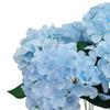 1 Branch Faux Silk Flower Romantic Realistic 6 Forked Elegant Artificial Hydrangea
