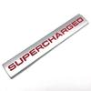 3D Metal Supercharged Letter Badge Sticker Rear Trunk Emblem Decal High-Quality Automotive Exterior Accessories