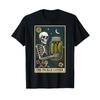 Skeleton Pickle Lover Tarot Card Graphic T-shirt
