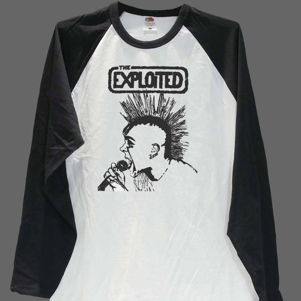 

The Exploited Hardcore Punk Rock Long Sleeve Baseball T-shirt Unisex S-3XL 4XL