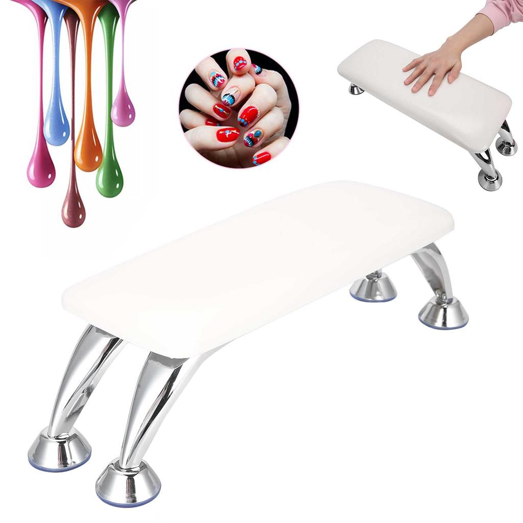 Detachable Nail Art Hand Pillow Salon Arm Hand Rest Cushion with Stainless Steel Support