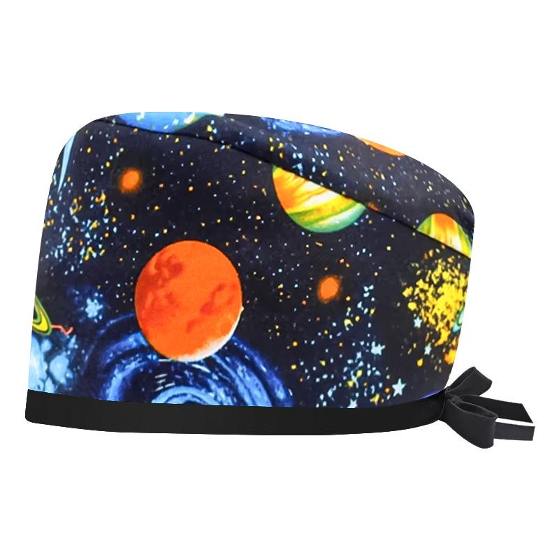 Women's Cotton Surgical Cap - Tie-up Medical, Dental, Salon, and Chemotherapy Head Coverings