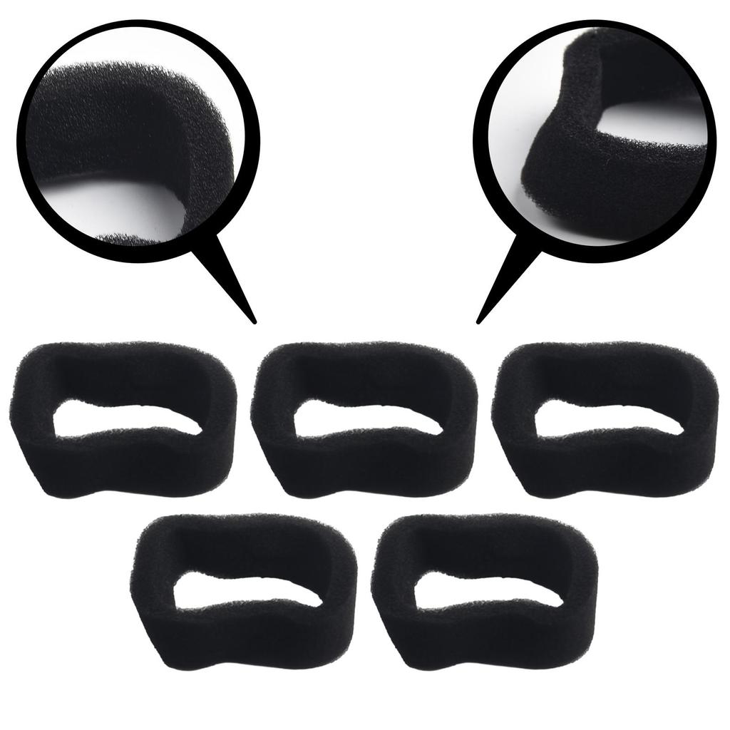 Black Filter Sponge Sponge 5Pcs Air Filter Fits Kit For Various Strimmers