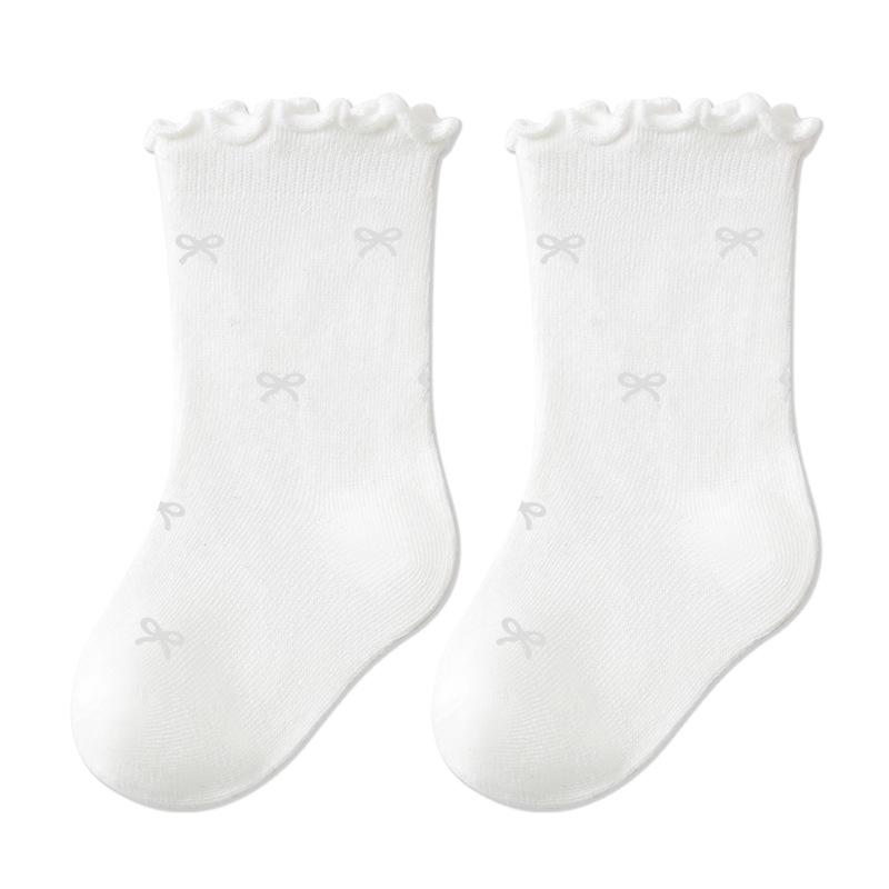 A-Class Cotton Mesh Baby Socks - Newborn Summer Cartoon Design for Boys and Girls