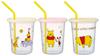 Straw Tumbler 320ml Made In Disney Winnie the Pooh Honey Cafe 3-Pack, Japan, SIH3ST-A
