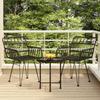 VidaXL 3-Piece Garden Dining Set, Dining Chairs with Armrests, Furniture Set with Table, Furniture of 3157830