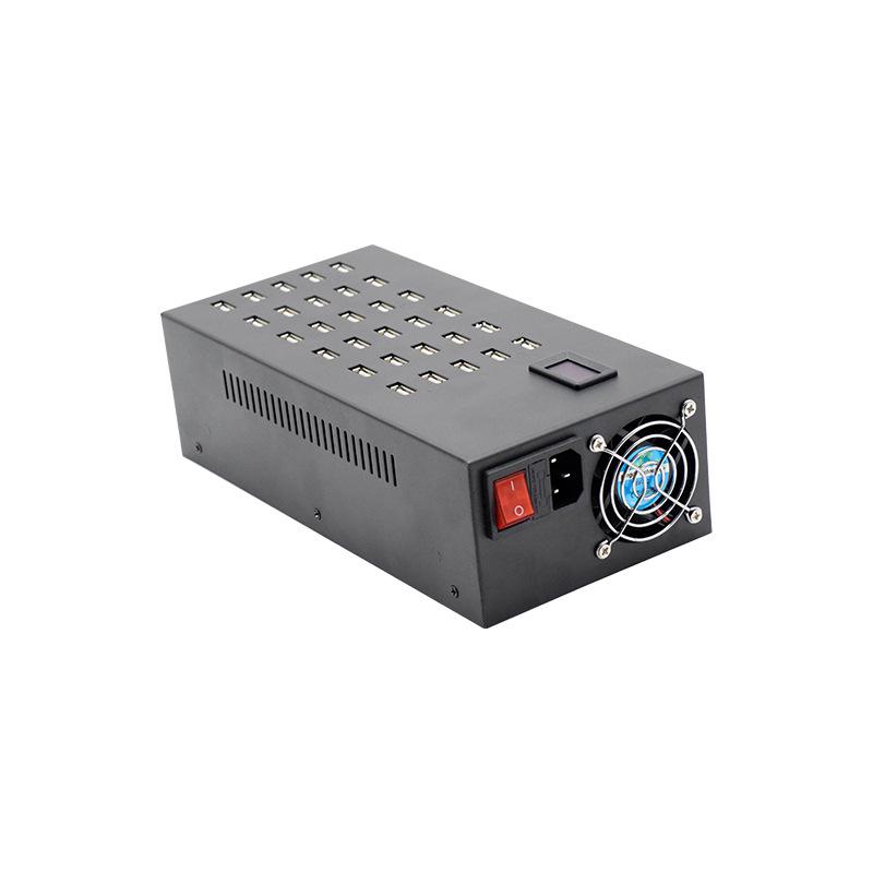 30-Port Industrial Mobile Game Studio Charger - 300W Digital Display Multi-Port Charger
