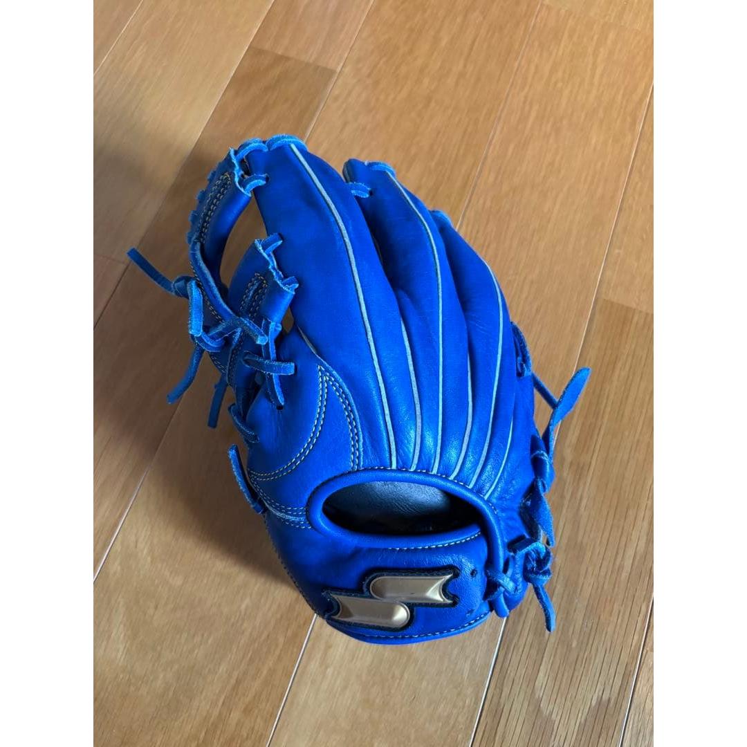 Used SSK WIN DREAM Soft ball gloves blue