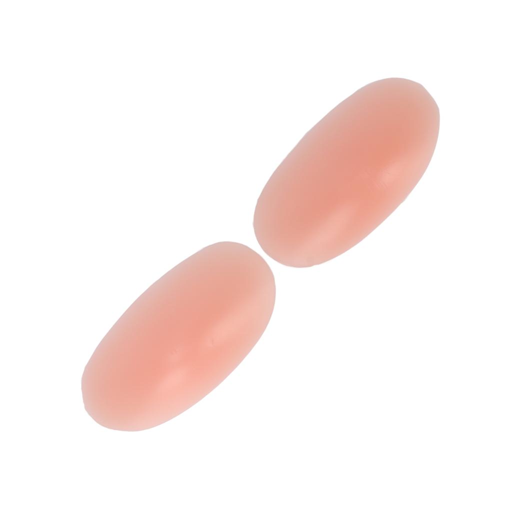 2pcs Shoulder Pads Soft Silicone Self Adhesive Prevent Slip Reusable Shoulder Push Up Pads