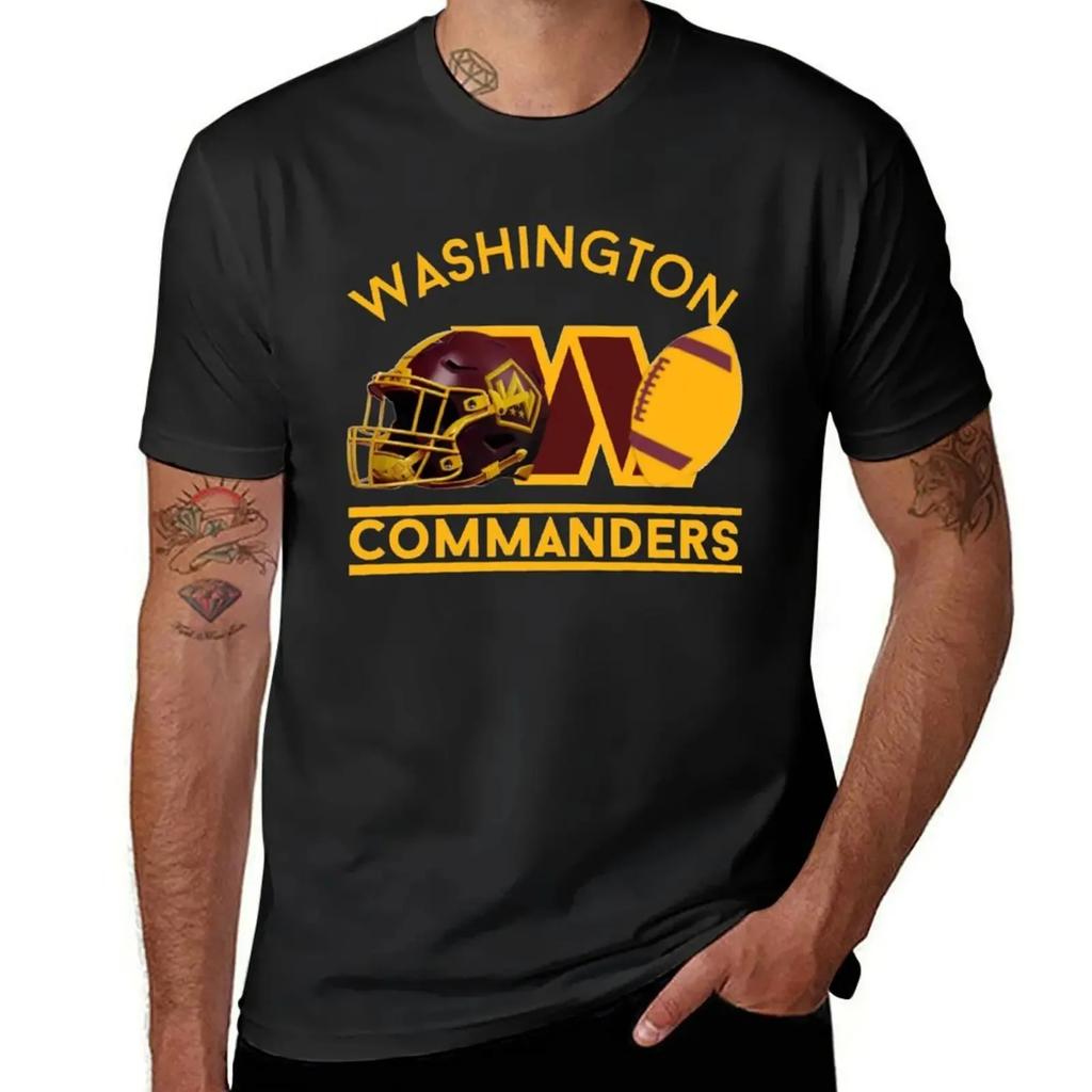 Washington Commanders Football clubActive T-Shirt Blacks Plus Sizes Kawaii Clothes Men Tshirt Women Sports Tee Top Sleeve Unisex