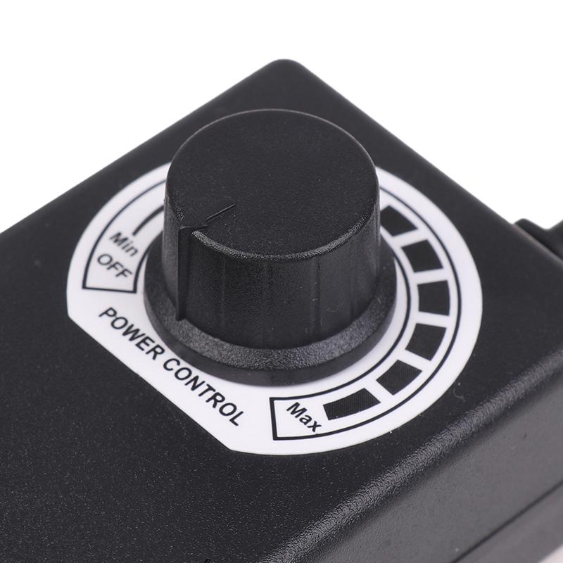 220V'den 12V'a Ayarlanabilir Blower Fan Büyük Hava Hacimli Turbo Fan Dış Mekan Kamp Barbekü Pişirme Kömür Başlatıcı İçin