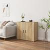 816563 vidaXL Buffet Sonoma Oak 80x33x70 Cm Engineered Wood