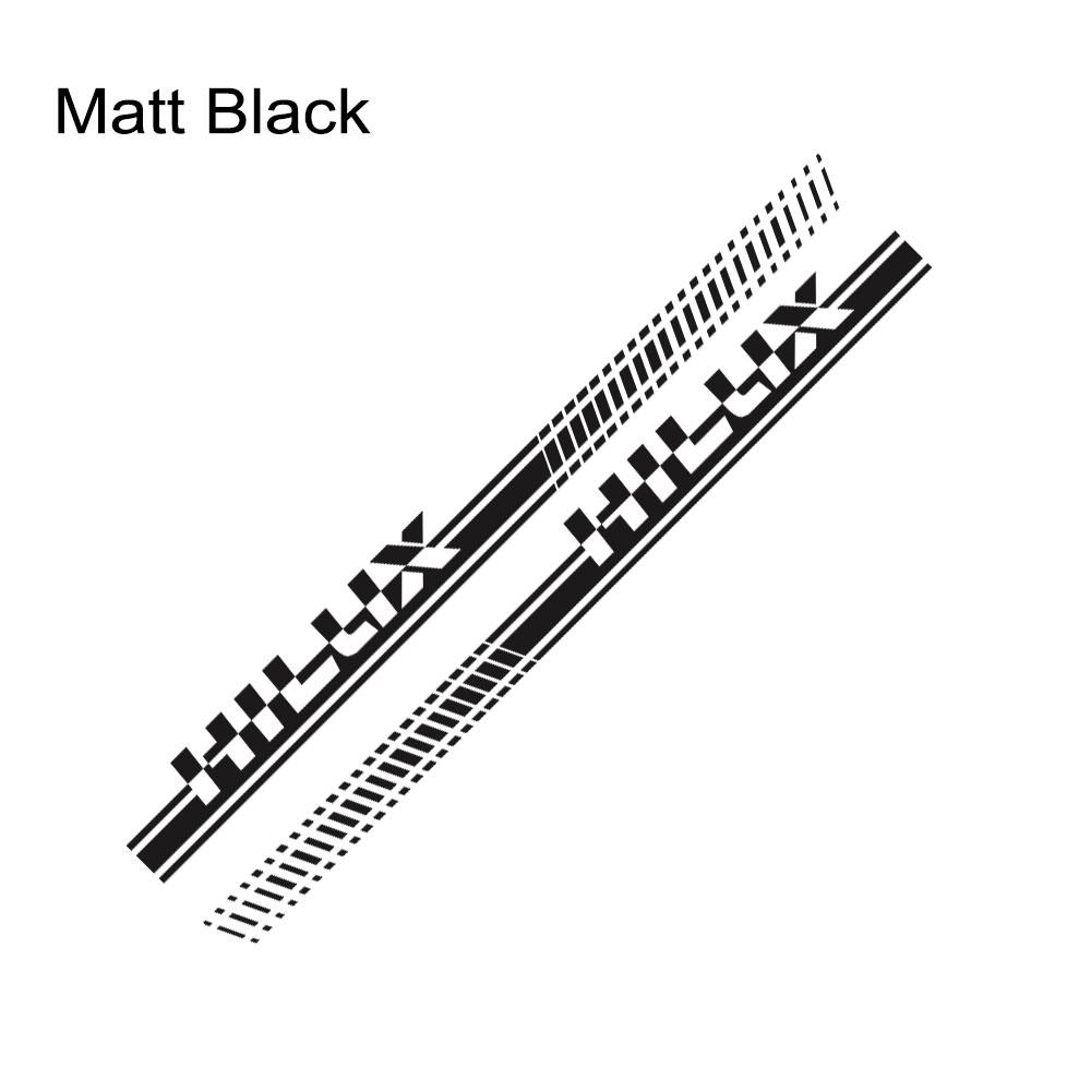 For Toyota Hilux Vigo Revo Pickup Door Side Stripes Sticker Truck Graphics Vinyl Decor Covers Car Decals Auto Tuning Accessories