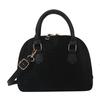 Chic Black Pu Shell Bag Stylish Women's Handbag Trendy Crossbody Tote For Every Day
