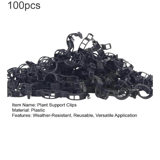 Plant Support Clips Plastic Clips for Securing Plants Reusable Plant Fixing Clips Garden Clips for Tomato Vine Climbing Plants Vegetables