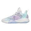 Anta Bubble Cushioning Fabric TPU Shock Absorption Basketball Shoes Women sneaker White Purple Green 122211603Q-1