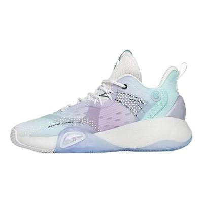 Tissu Coussin Bulle TPU Absorption des Chocs Chaussures de Basket Femme sneaker Blanc Violet Vert 122211603Q-1