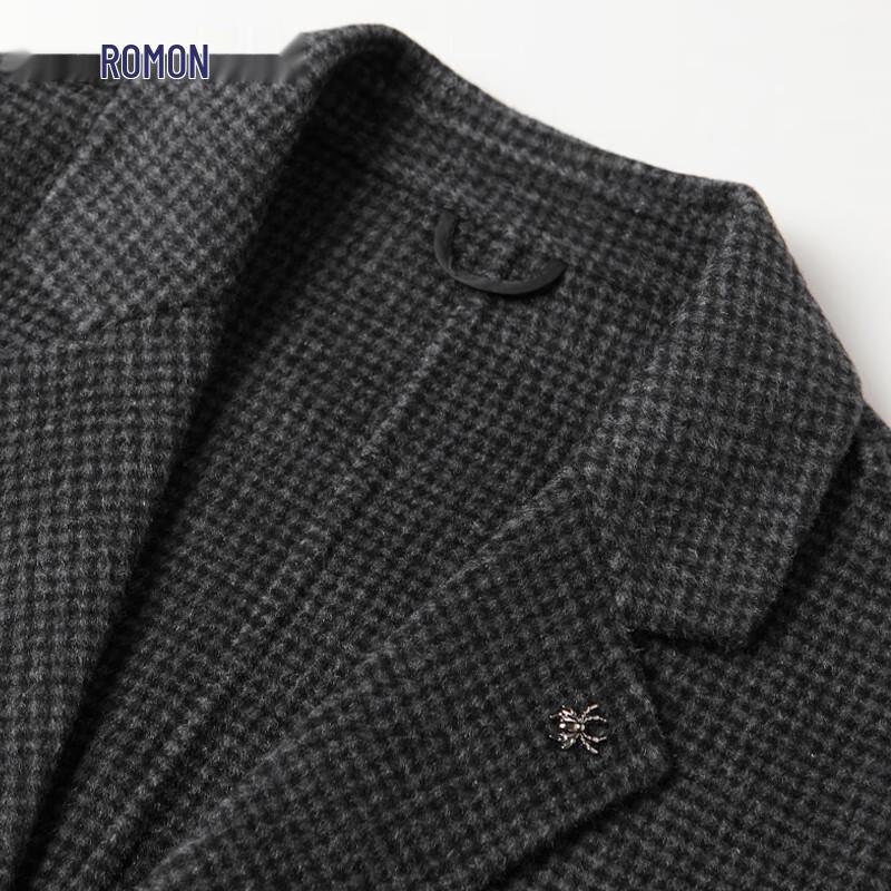 Men's Slim Fit Double-Faced Wool Blend Blazer