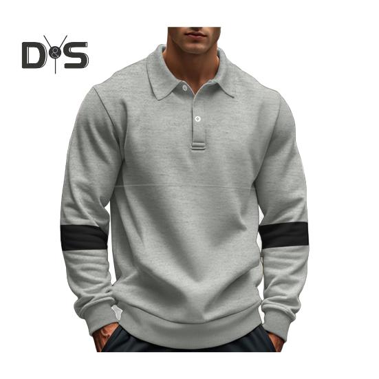 

Весна Осень Мужская Рубашка Отложной Воротник Свободный Длинный Рукав Средней Длины Одежда Винтаж Чистый Цвет Повседневный Офисный Топ S серый