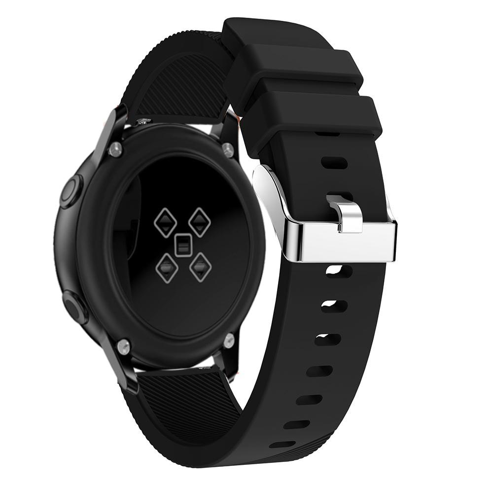 20mm Twill Texture Silicone Watch Strap for Samsung Galaxy Watch Active SM-R500