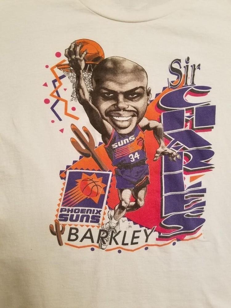 

ЧАРЛЬЗ БАРКЛИ Тяжелый Хлопок Белая Полный Размер Унисекс Рубашка C157 Унисекс Футболка XXXL