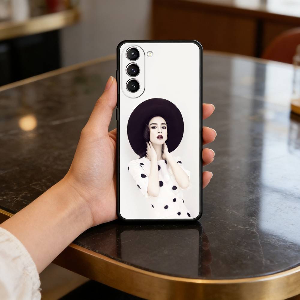 Actress Angelababy Case for Samsung Galaxy S21 S25 FE S24 S23 Ultra S20 S9 S22 Plus S10 TPU Cover