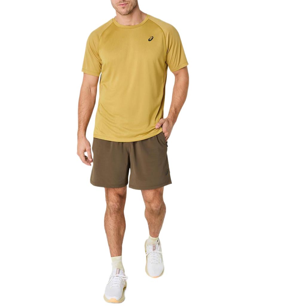 Asics 7In Actibreeze Stylish Simple Comfortable Solid Color Sports Shorts Men Shorts 2031E892-200