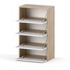 Shoe Cabinet HIT Sonoma Oak White Matte 100 CM