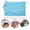 Cat Grooming Bathing Mesh Bag Pet Shower Washing Nails Cutting Ear Cleaning Tool (Yellow)