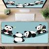 XXL Kawaii Panda HD Printing Mouse Pad Large Computer Office Game Table 400x900mm Mat Rubber carpet Anti-slip Keyboard Desk Pads