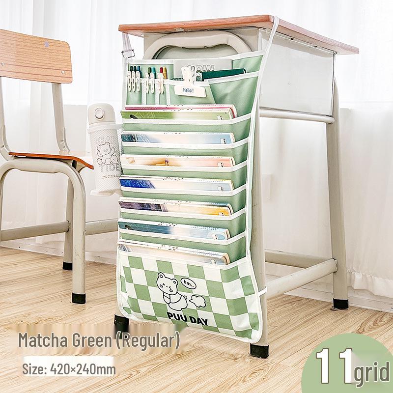 Fresh Color Hanging Book Bag & Desk Organizer for High School Students