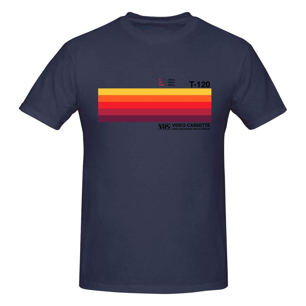 Sunset Video Cassette Vhs Business Casual Tshirt Minimalist Vibe Atmosphere Tshirt