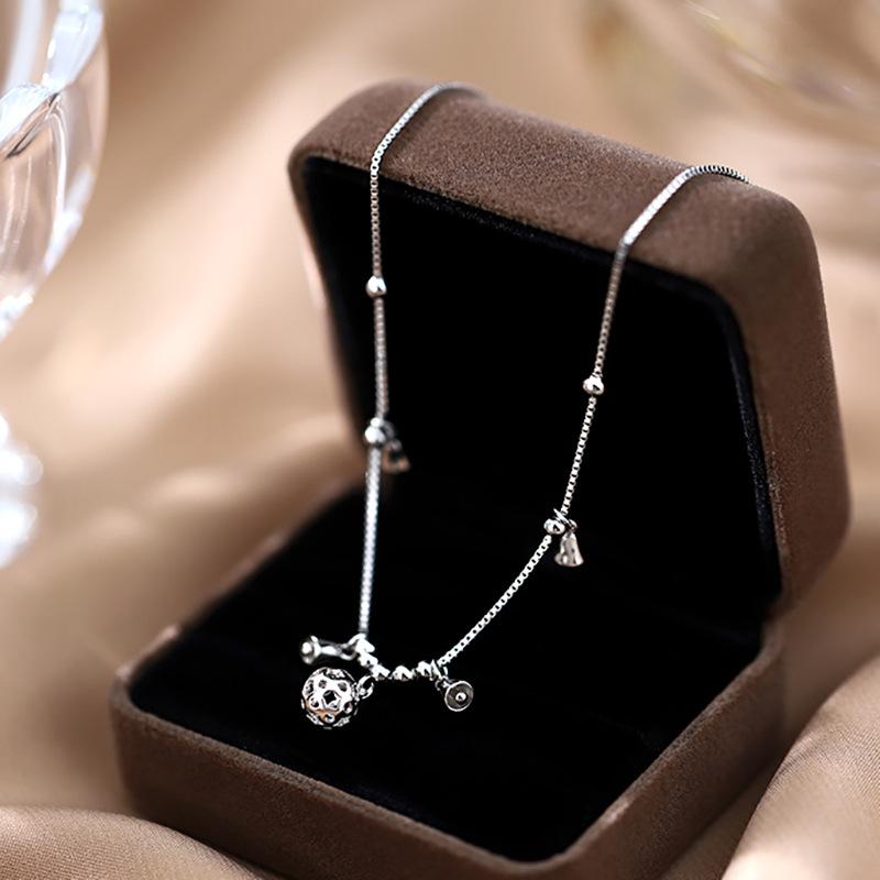 Benming Year Ancient Bell Anklet for Women, Premium Look Fortune Foot Chain, Ins Niche Ring Foot Jewelry
