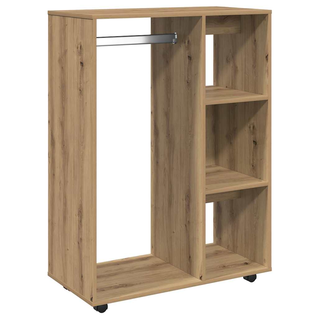 Clothing Rack Artisan Oak 80 x 40 x 110 cm Wood Based Material