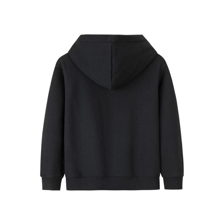 Jordan Comfortable Hooded Digital Print Long Sleeve Sweatshirt Kids Sweatshirt Black JD2342098GS-002