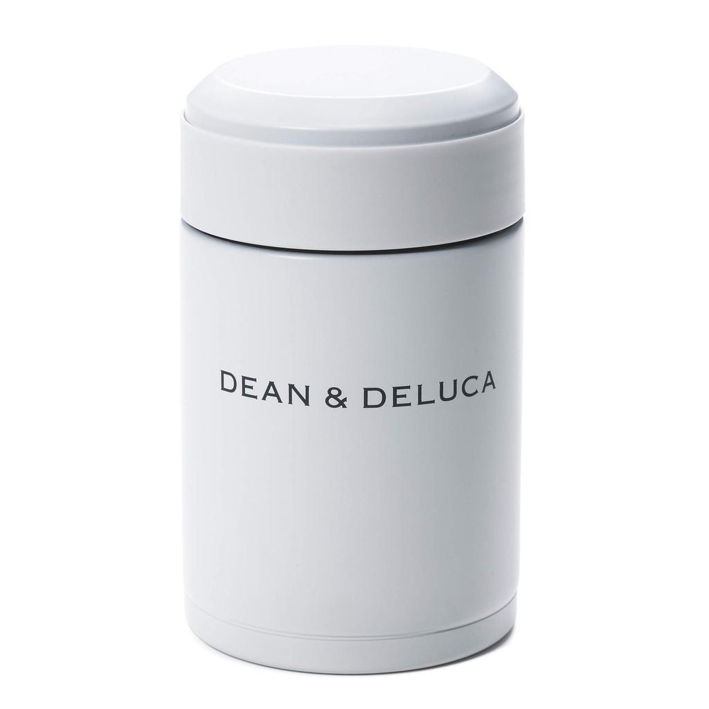 DEAN & DELUCA Soup Pot, White, 300ml, Insulated, Insulated, Soup Jar, Lunch Jar, 7.5cm H X 7.5cm W X 13cm D