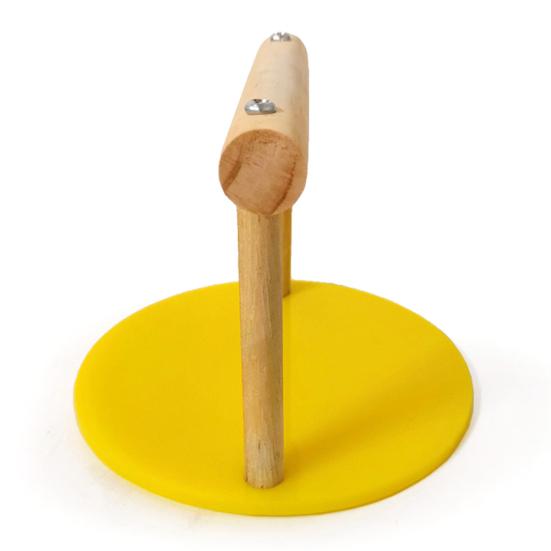 Pet Bird Parrot Wooden Table Stand Perch Cage Decor Gym Playground Play Toy